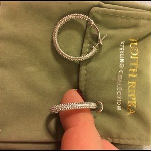 Judith ripka diamonique earrings