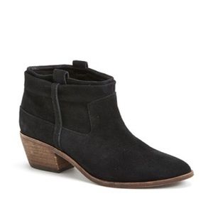 Joie Ajax Elvis Bootie Black Suede Size 38