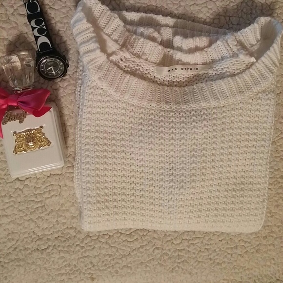 Max Studio white sweater