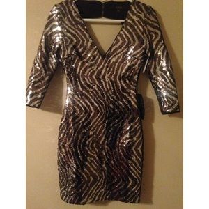 Guess New sequin mini dress size 0