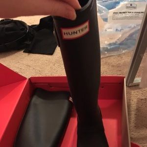 Black hunter boots! In excellent condition!