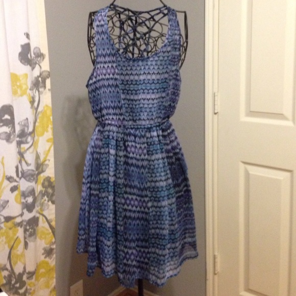 Sun dress with cut-out back.  NWT.