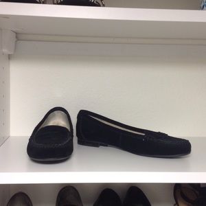 Black suede size 9.5 Michael Kors flats