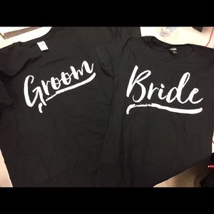 Bride & Groom shirts!