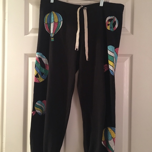 Victoria Secret Pink bling sweatpants size Large