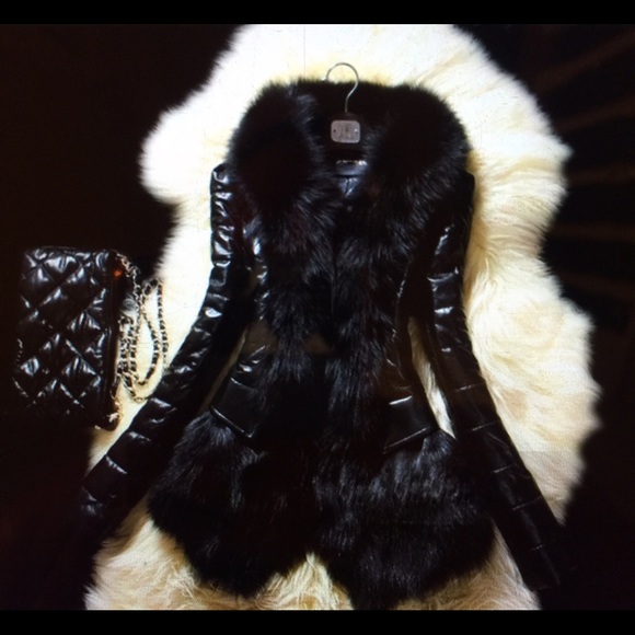 Brand new PU leather jacket