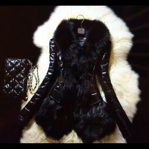 Brand new PU leather jacket