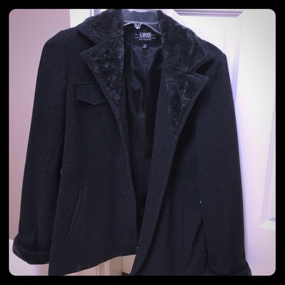 Beautiful gray wool winter coat