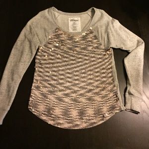 Sequins sweatshirt top
