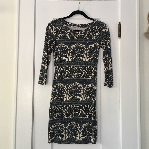 Novella Royale 3/4 Length Mini Dress
