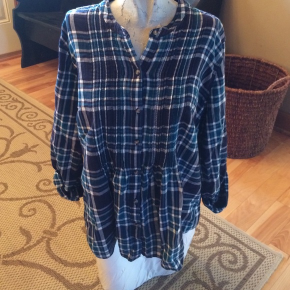 Plaid tunic - Picture 1 of 2
