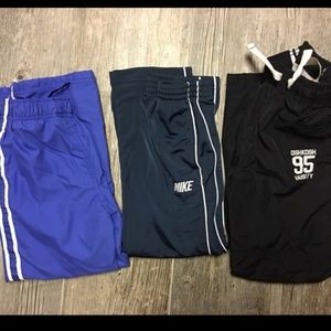 Nike jacket and three pairs of sweatpants