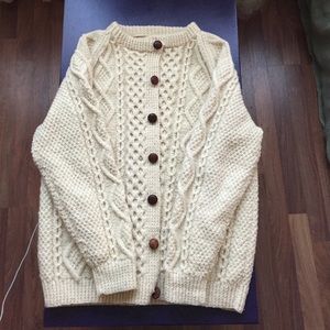 Gorgeous handmade authentic Irish sweater.