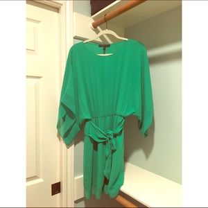 BCBG green flowy dress size S