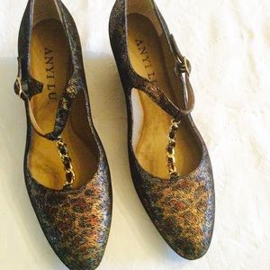 NWOT Anyi Lu dressy Mary Jane wedges