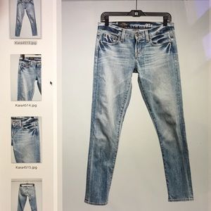 Jcrew toothpick jean in light wash, size 27 tall