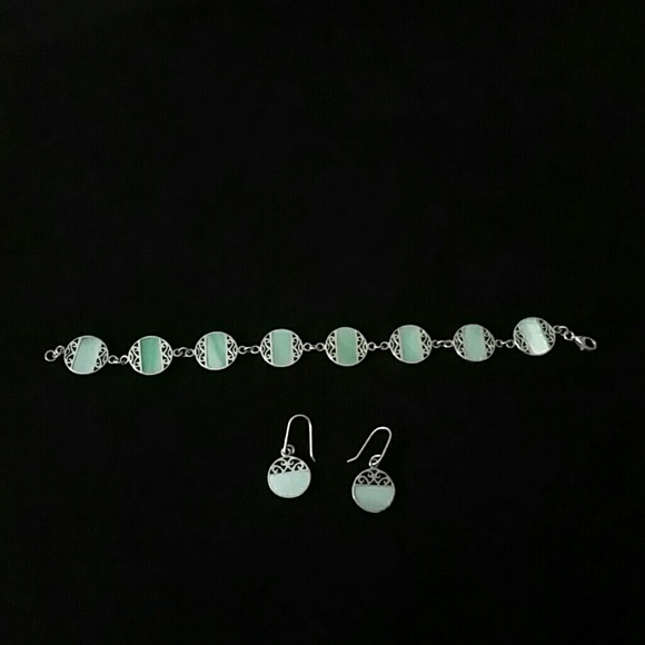 Bracelet and Earrings