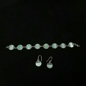 Bracelet and Earrings