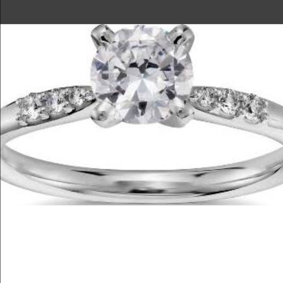.925 SS with cz 2.5kt ring