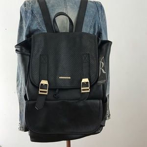 NWT Rampage Black Faux Leather🎒