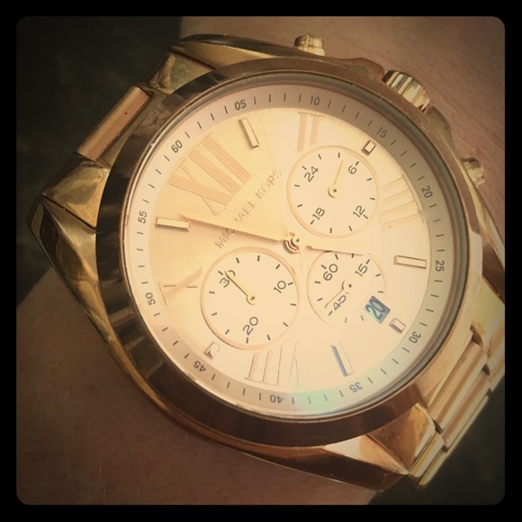 Michael Kors Runway Chronograph Watch in Rosegold