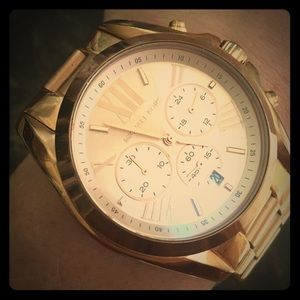 Michael Kors Runway Chronograph Watch in Rosegold