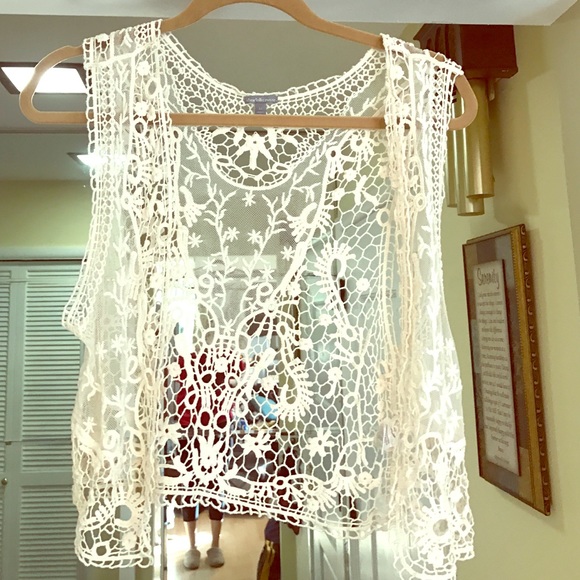 Charlotte Russe Lacey Vest