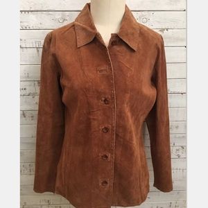 NWT Tribeca Studio Leather suede jacket size 6