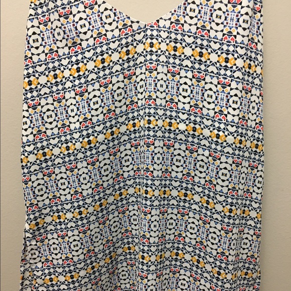 H&M printed tank sz M