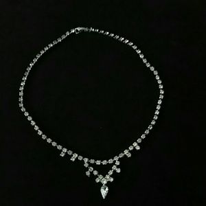 Vintage rhinestone choker