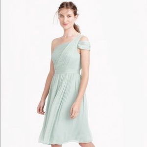 JCREW bridesmaid dress in champagne, size 4
