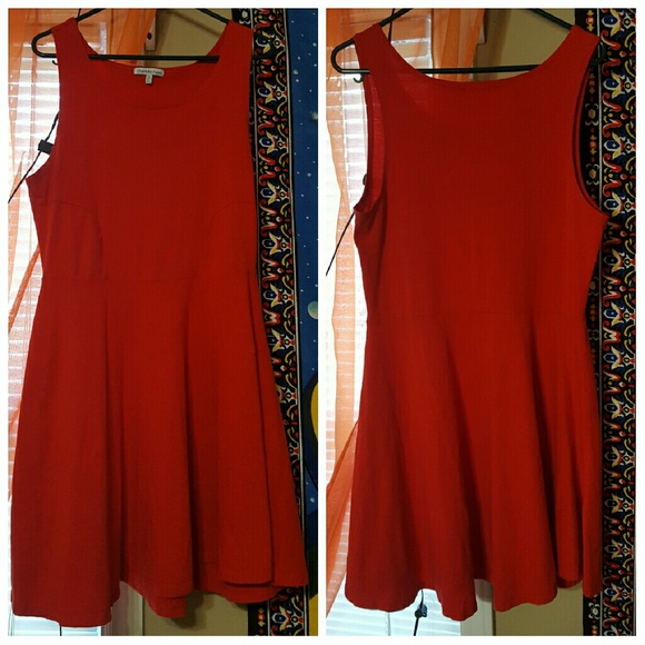 Red Skater dress