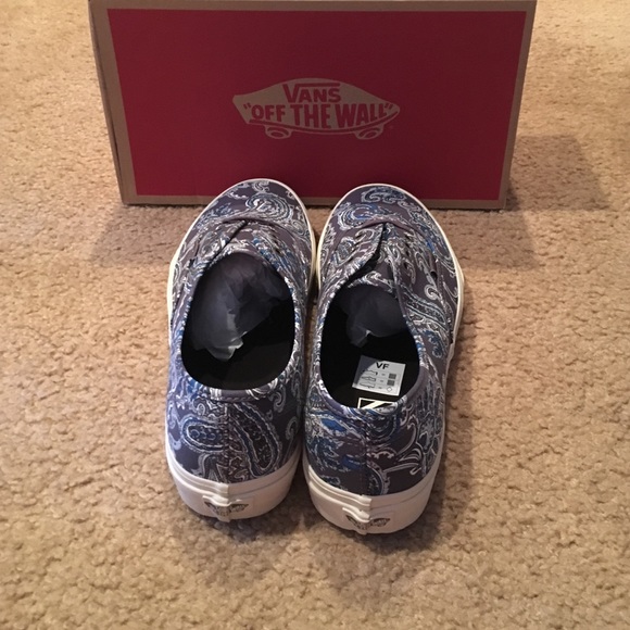 Vans Authentic CA Paisley Charcoal Men's Sneakers - Picture 2 of 3