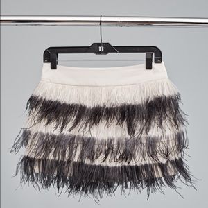 Club Monaco feather skirt, size 2