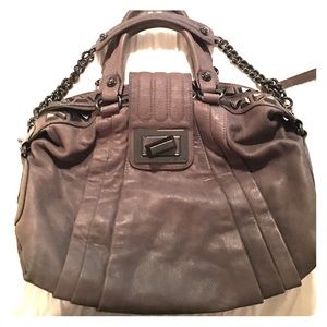 Guess by Marciano grey top handle handbag