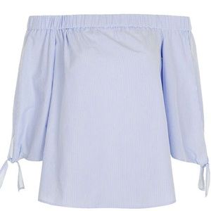 TopShop Off the Shoulder Top