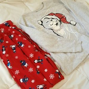 Fleece winter pajamas