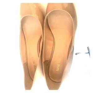 Nine West Nude low wedges