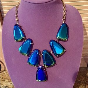 Kendra Scott Black Iridescent Harlow necklace