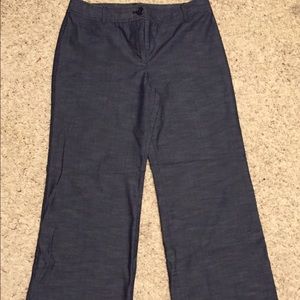 Loft 'Ann' Denim look Dress Pants