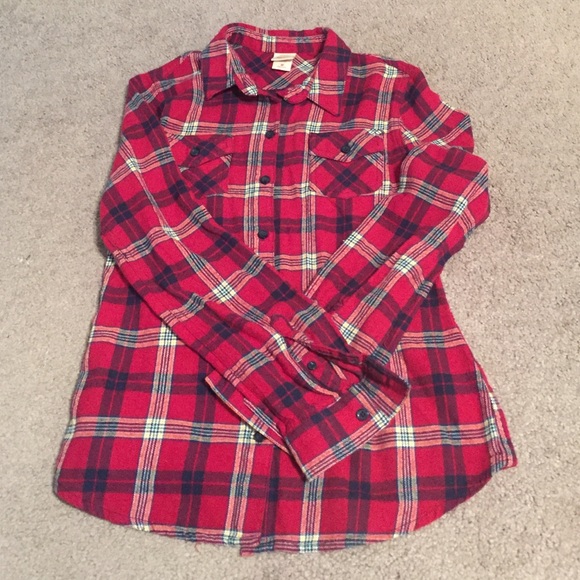 Mossimo plaid button down