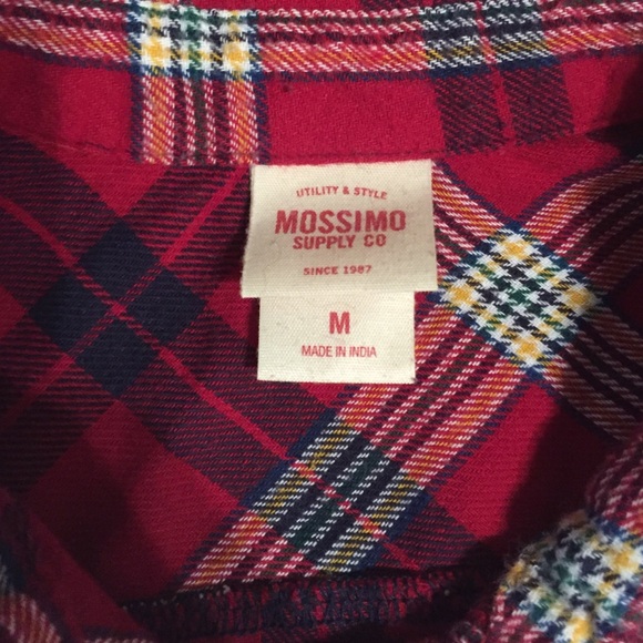 Mossimo plaid button down - Picture 2 of 2