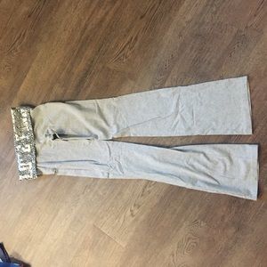 Victoria Secret Gray Flare Yoga Pant