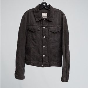 Helmut Lang black corduroy jacket, size M