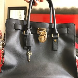 Black Michael Kors Tote Bag