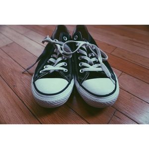 Black and white converse