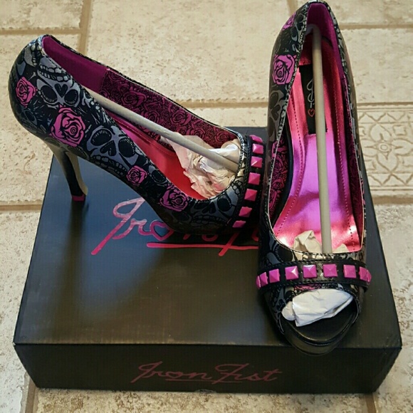Iron Fist Muerte Punk Princess Platforms, Heels