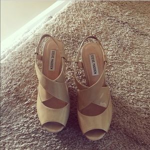 Steve Madden Leather Wedges