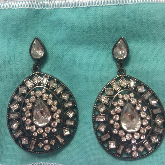 Gorgeous crystal earrings.  Solid construction.