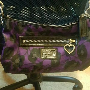 Black and purple shouler/crossbody
